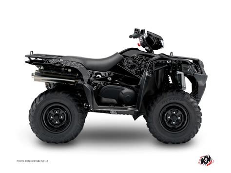 Suzuki Atv Zombies Dark Serie Graphic Kit Black Kutvek