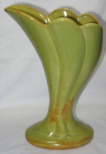 Rare Vintage Tudor Pottery Hollywood Ware Vase Los Angeles 1927 1939