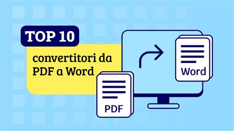 I 10 Migliori Convertitori Da PDF A Word UPDF