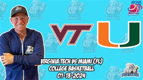 Virginia Tech Vs Miami Free College Basketball Picks And