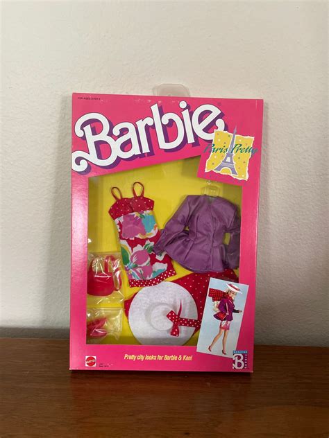 Vintage NOS Barbie Outfit 1980 S Barbie Paris Pretty Fashion Outfit