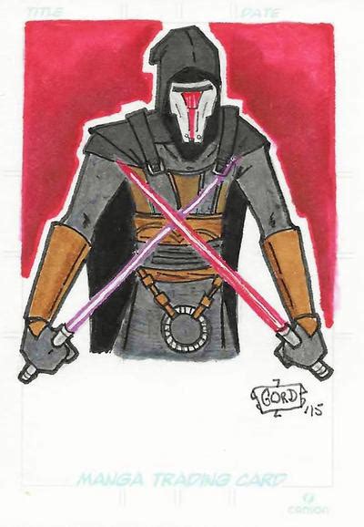 Darth Revan Sketchcard 2 By Gordzee On Deviantart