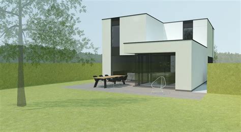 Achtergevel Met Spel Van Volumes House Styles Architecture House