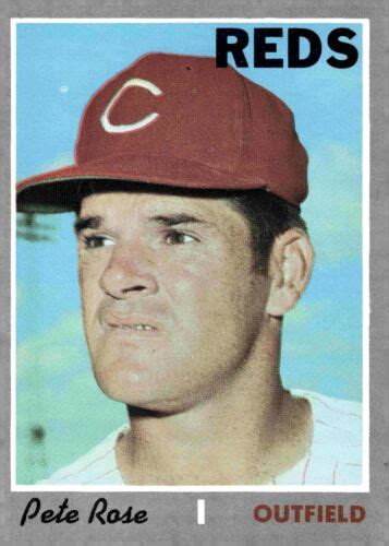 1970 Topps Pete Rose 580 Cincinnati Reds EX MT EBay