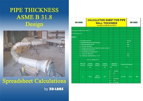 Pipe Thickness Asme B Design D Labs