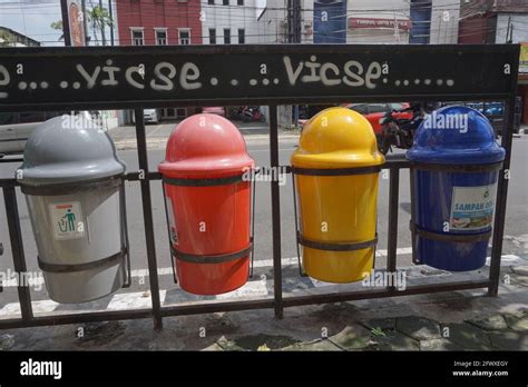 The Dustbin With Natural Background Stock Photo Alamy