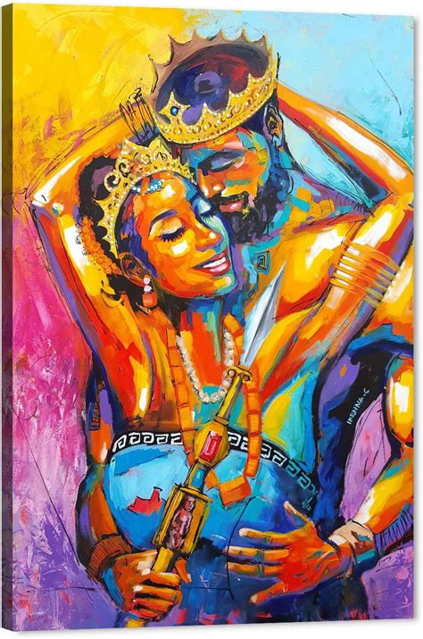 African King And Queen Art