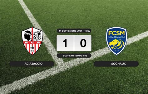 Ac Ajaccio Sochaux Le R Sum Du Match De Ligue Journ E