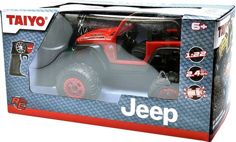 Amazon Toy Shock Jeep Wrangler Rubicon 1 22 Scale R C Red