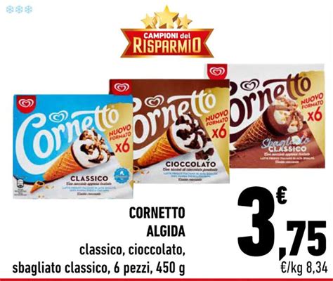 Cornetto Cornetto Algida Pezzi G Offerta Di Conad