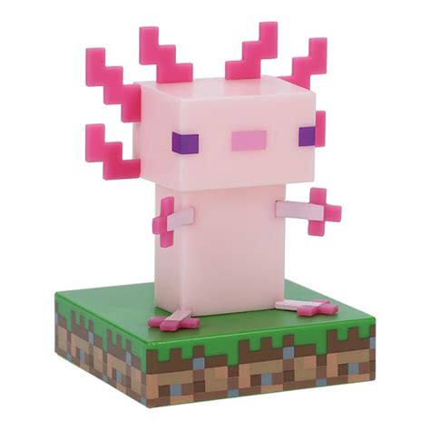 Minecraft Axolotl 3d Ikon Hangulatvilágítás Katchy