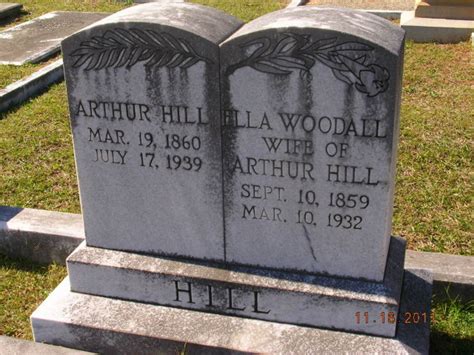 Mary Ella Woodall Hill 1859 1932 Find A Grave Memorial