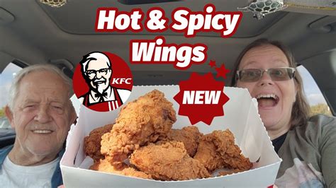 Kfc New Hot And Spicy Wings Review Youtube