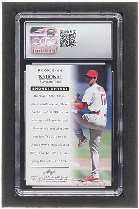 Shohei Ohtani 2018 Leaf National Convention Shohei Ohtani Rookie04 RC