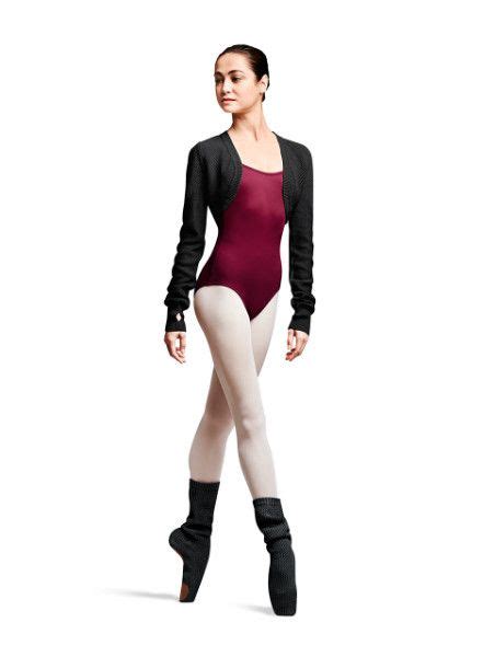 Bloch Open Knit Shrug Ballet Clothes Bodysuit Fashion Dance Warm Up