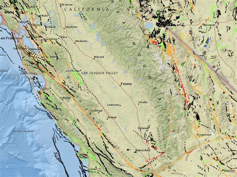 Por Donde Pasa Falla De San Andres Mapa