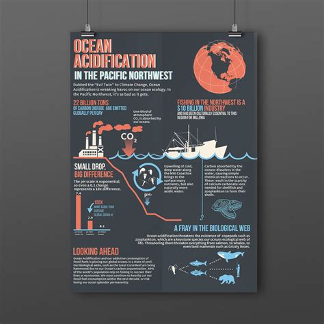 Ocean Acidification Infographic by Christopher Nash at Coroflot.com