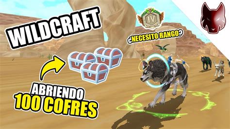 Abriendo 100 Cofres Nuevo Rango y actualización Wildcraft en