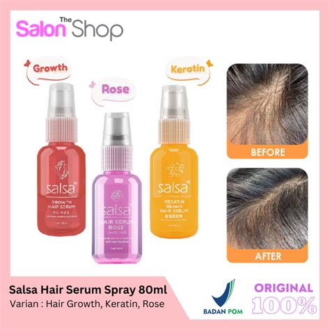 Jual THESALONSHOP SALSA Hair Serum Spray Perawatan Rambut Keratin