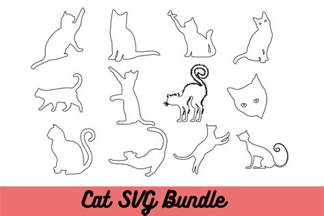 Cat Outline SVG Vector Graphic by Shirin nipa · Creative Fabrica