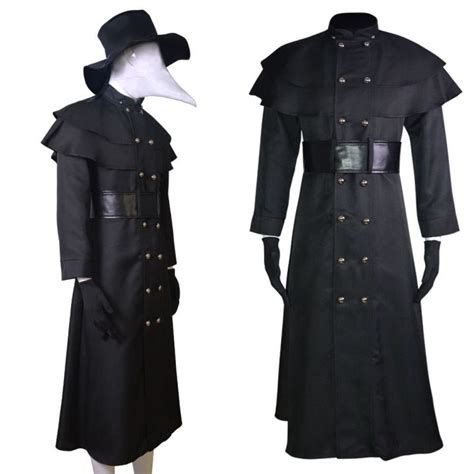 Medieval Plague Doctor Cos Clothing Halloween Crow Doctor Diablo