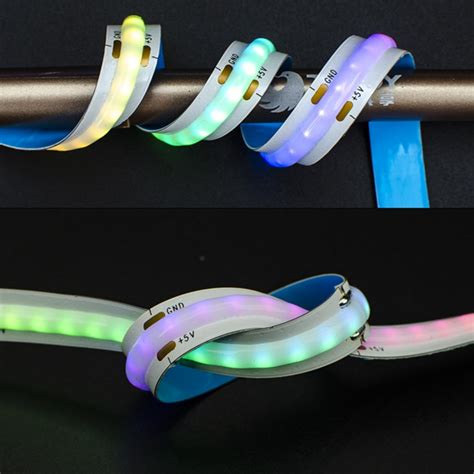 Addressable Rgb Pixel Cob Led Strip Light Factory