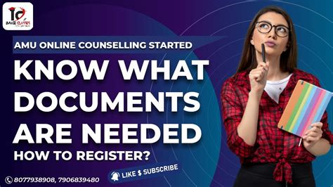 AMU Online Counselling Started Know What Documents Are Needed AMU