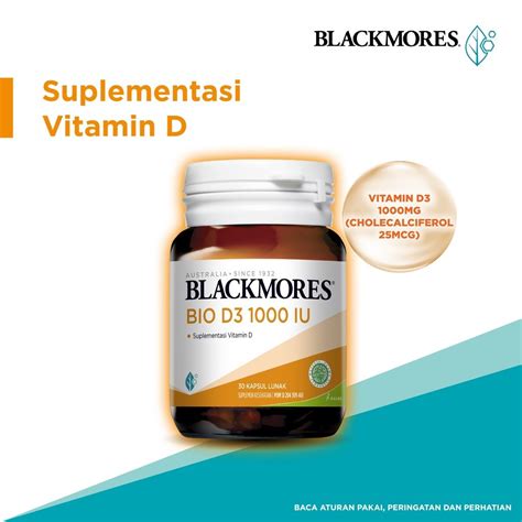 Jual Blackmores Bio D Iu Vit D Isi Isi Kapsul Shopee