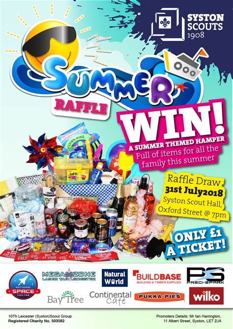 Summer Raffle Syston Scouts