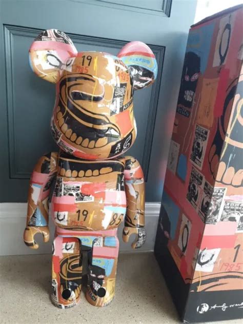 MEDICOM BEARBRICK ANDY Warhol X Jean Michel Basquiat 2 1000 RRP 955