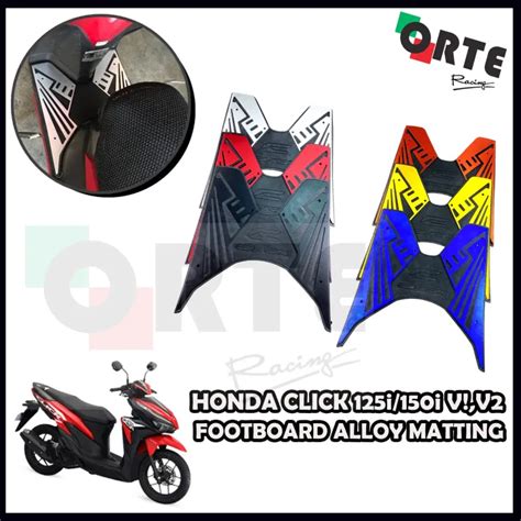 Orte Honda Click V I I Footboard Alloy Matting With Bolts