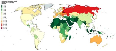 Alcohol Consumption By Country Vivid Maps