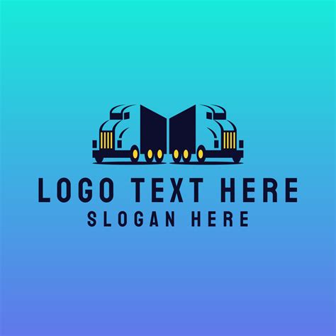 Trailer Truck Fleet Transportation Logo Brandcrowd Logo Maker