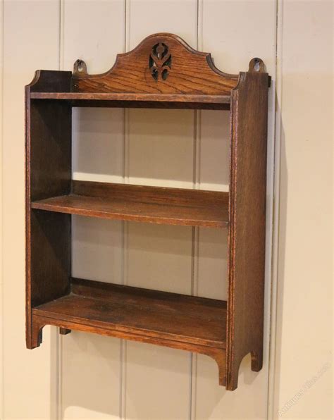 Edwardian Oak Wall Shelves As A Antiques Atlas