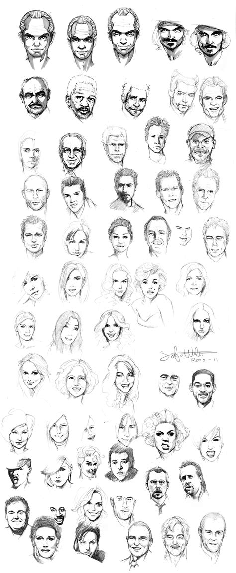 Face Practice By Sofiewikstromart On Deviantart