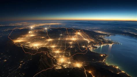 Nasa S Stunning View Of Illuminated Us Cities At Night From Space