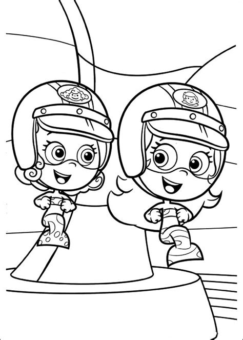 Bubble Guppies coloring page to download and print for free