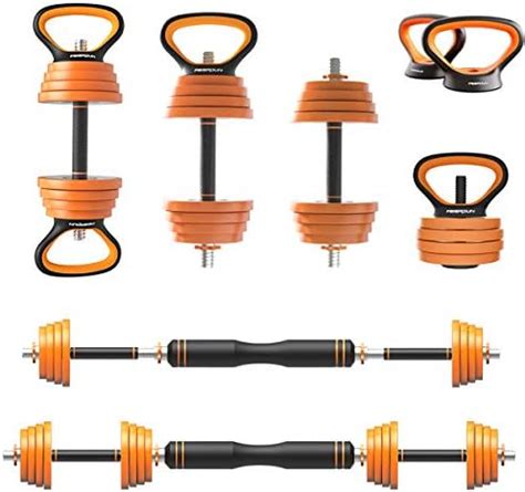 Gnpolo Free Dumbbells Weights Set 4 Multifunctional Barbell Kettlebell