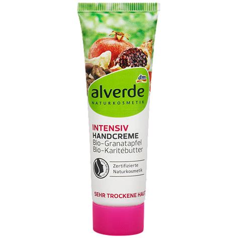 Alverde Intensiv Handcreme Bio Granatapfel Bio Karit Butter