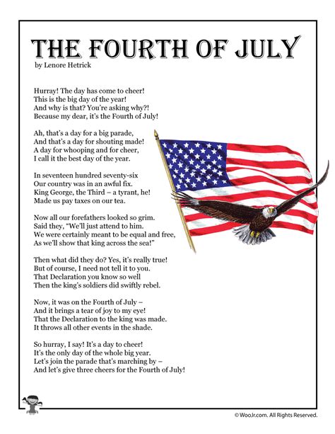 Happy Fourth Of July Poems Sitedoct Org