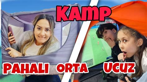 Ucuz Orta Pahali Kamp Challenge Youtube