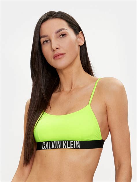 Calvin Klein Swimwear Bikini Partea De Sus KW0KW02507 Verde Modivo Ro