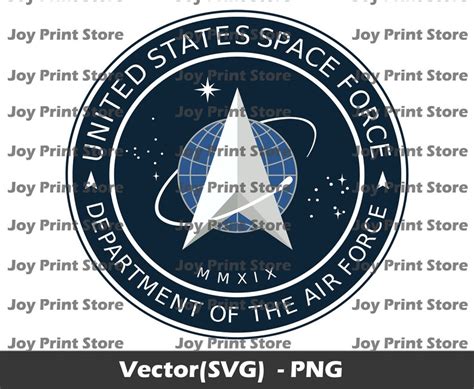 United States Space Force Logo Cricut File Svg Layered Svg Etsy