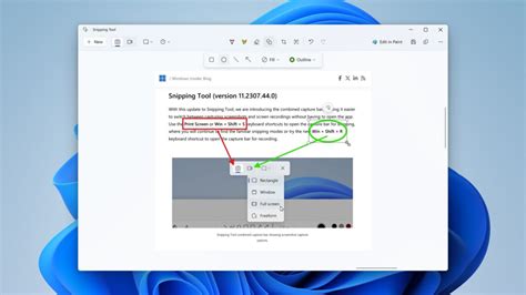 Windows 11 Rolls Out Advanced Features For Snipping Tool And Notepad To