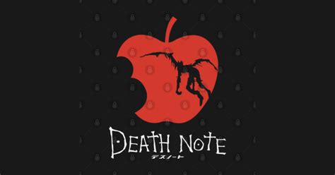 Death Note Ryuk Apple - Death Note - T-Shirt | TeePublic