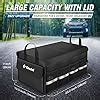 Amazon K Knodel Car Trunk Organizer With Lid Collapsible Car