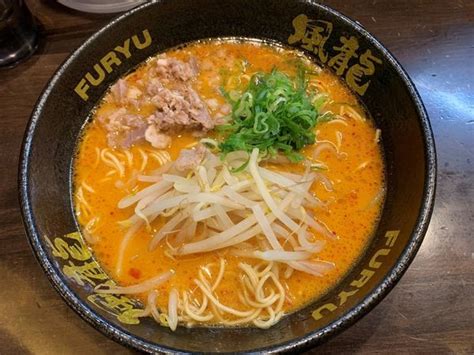 『辛味噌とんこつラーメン（無料替玉1玉）』博多風龍 秋葉原昭和通り店のレビュー ラーメンデータベース