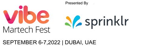 Vibe Martech Fest 2022 Dubai Uae