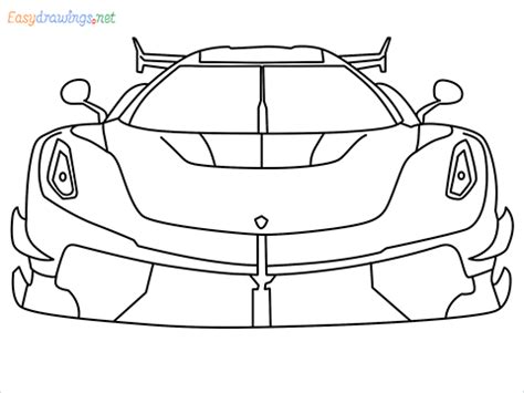 How To Draw A Sports Car