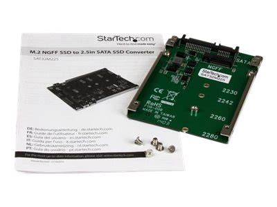 StarTech Adaptateur M 2 NGFF SSD Vers SATA 2 5 Carte